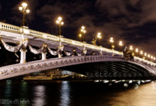 Une nuit d'hiver au Pont Alexandre III