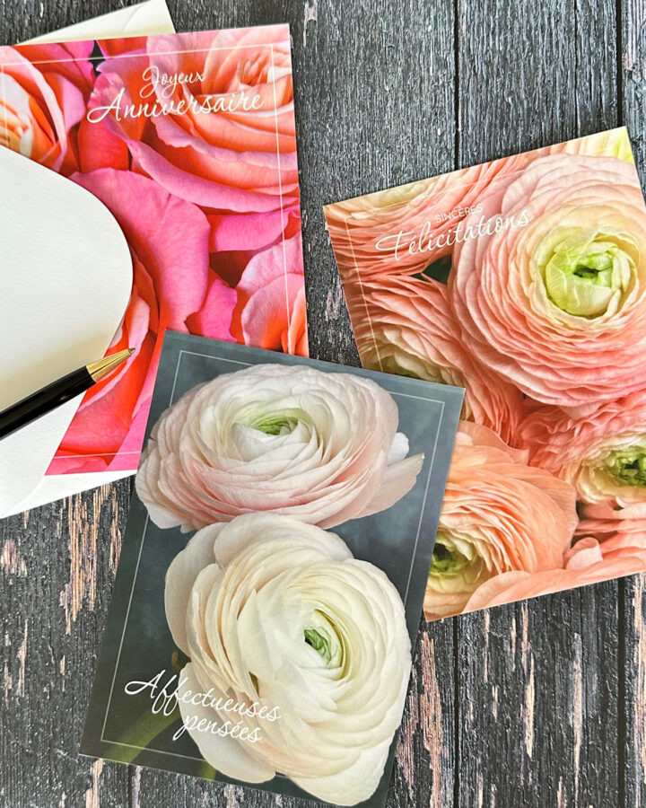 Cartes florales