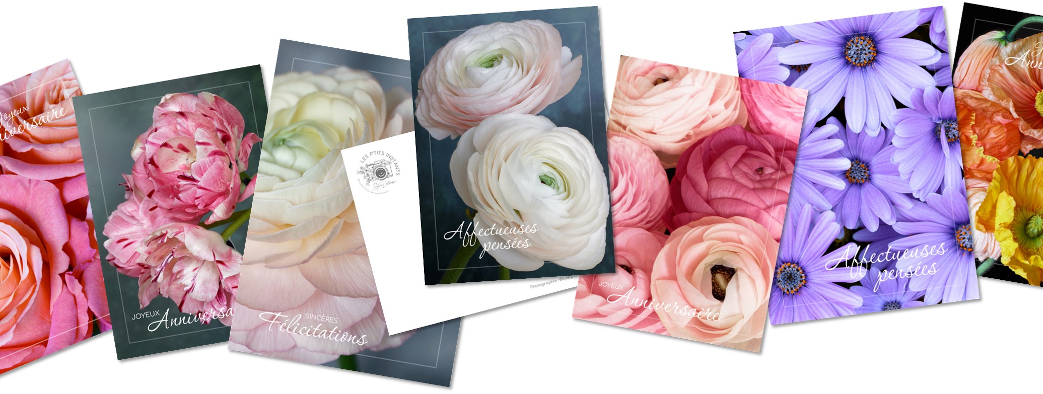 Cartes florales artisanales