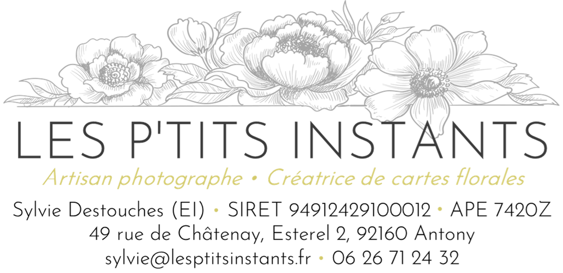 LES P'TITS INSTANTS Artisan Photographe &  Créatrice de cartes florales