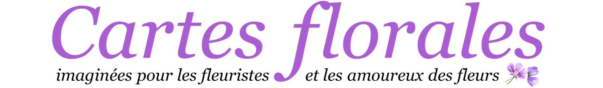 Cartes florales imaginées pour les fleuristes et les amoureux des fleurs