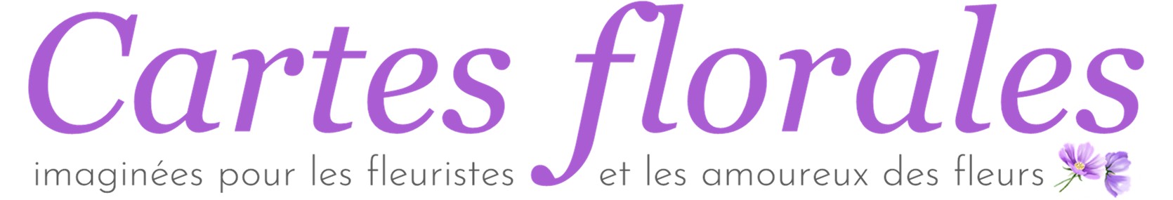 Cartes florales imaginées pour les fleuristes et les amoureux des fleurs