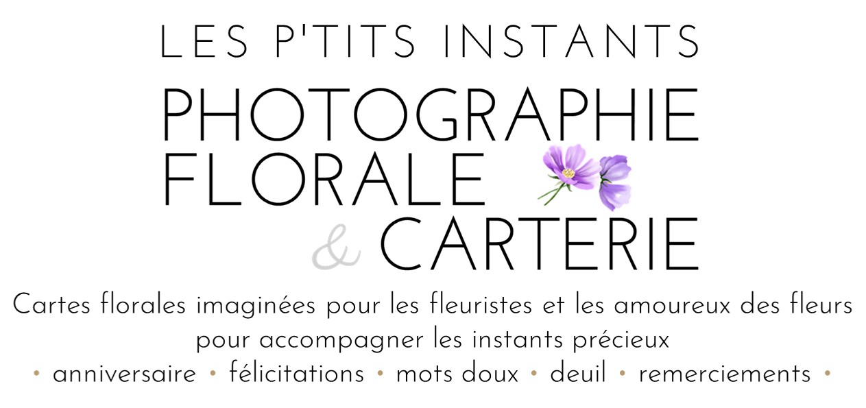 Cartes florales imaginées pour les fleuristes et les amoureux des fleurs