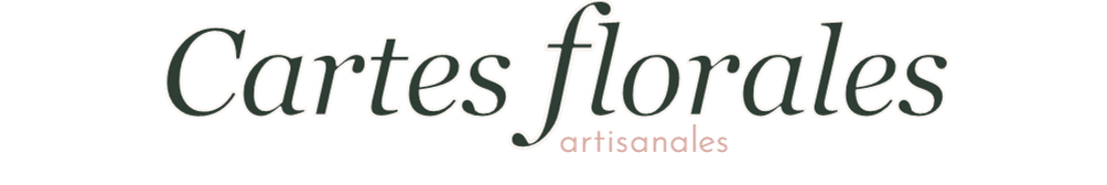 CARTES FLORALES ARTISANALES