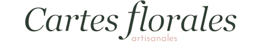 CARTES FLORALES ARTISANALES