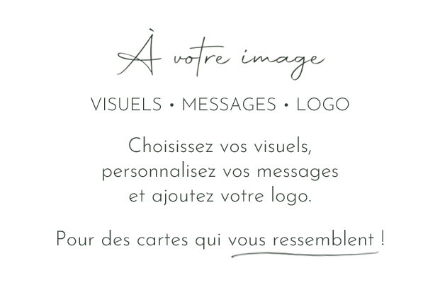 A votre image • Visuels • Messages • Logo •