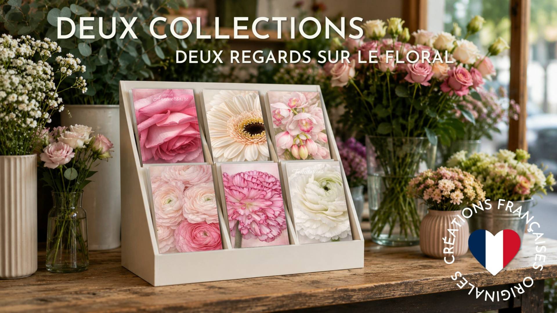 Deux collections, deux regards sur le floral